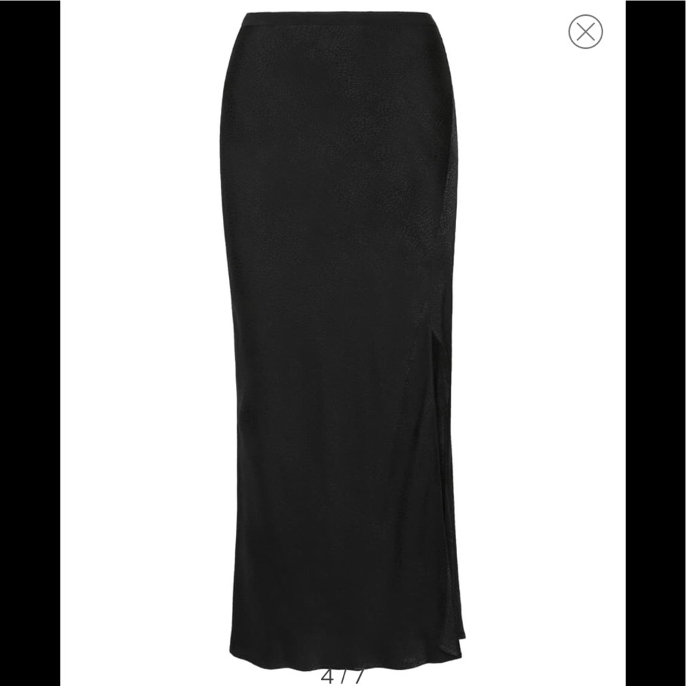 DOLLY SKIRT - BLACK SNAKE PRINT